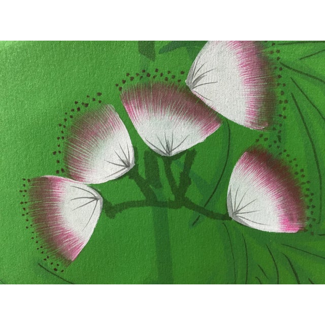 Bring timeless elegance and natural sophistication to your interior with this hand-painted Chinoiserie wallpaper mural...