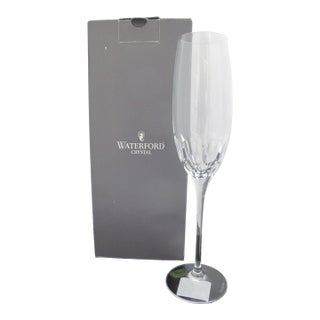 Waterford Crystal Crossroads Impression Champagne Flute Glass Original Box For Sale