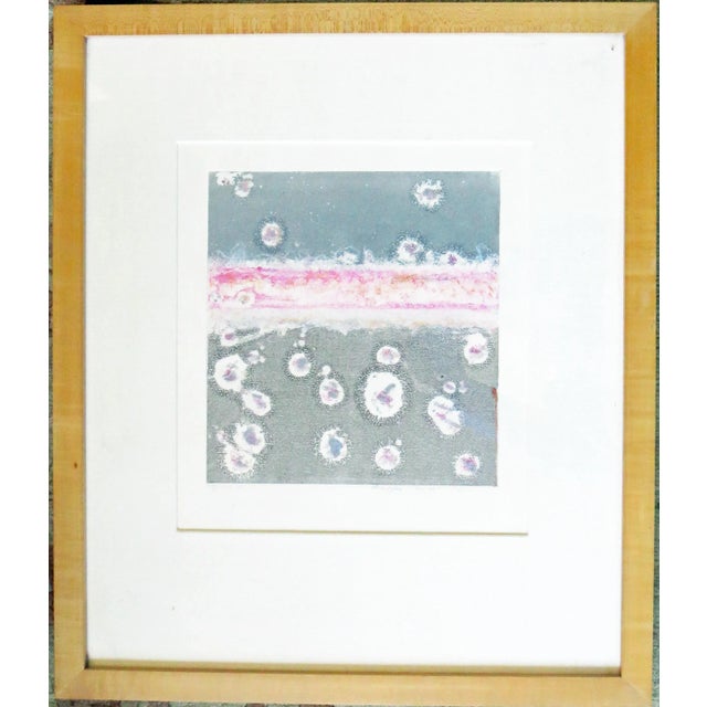 Abstract Maggie Hazell-Rosen Abstract Expressionist Monotype Print For Sale - Image 3 of 8