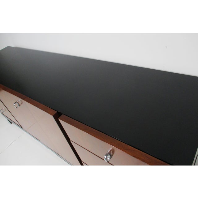 Mid Century Walnut Dresser Credenza by American of Martinsville For Sale - Image 12 of 16
