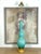 Like a great piece of turquoise jewelry. A pair of massive undulating TURQUOISE sculptures of a lamp by The Marbro Lamp...