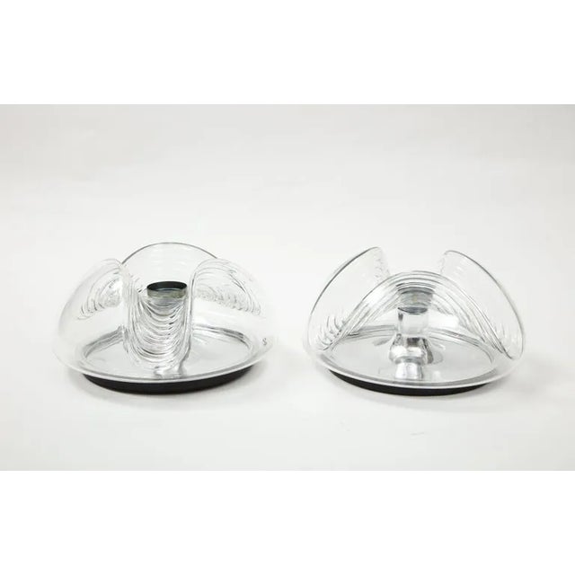 Extra Large 1970's Peill & Putzler Wave Lights / Sconces - a Pair For Sale In New York - Image 6 of 11