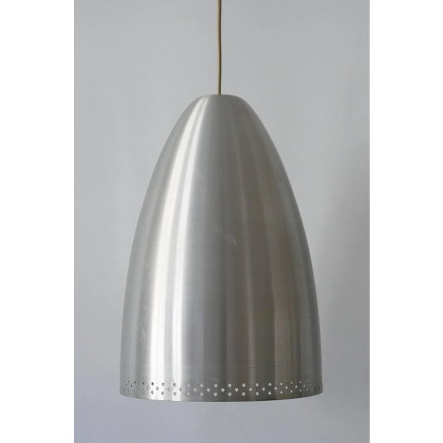 Large German Aluminium Pendant Lamp, 1970s For Sale - Image 15 of 15