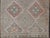 Tribal Vintage Turkish Embroidered Kilim Rug With Geometric Diamond Design 6'3 X 10'4 For Sale - Image 3 of 15