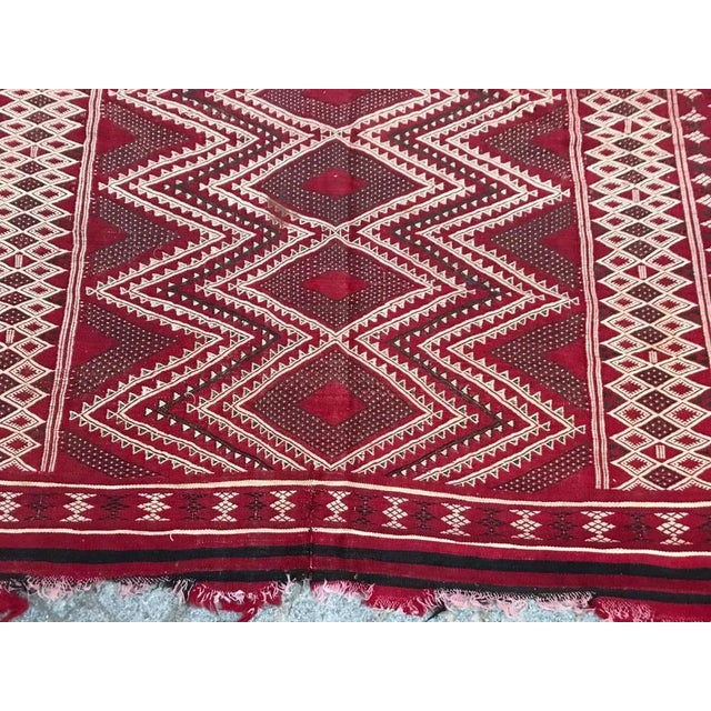 1950s Vintage Moroccan Kilim For Sale - Image 5 of 18