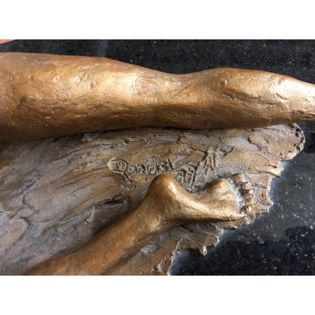 Female Nude Sculpture on a Mirrored Pedestal For Sale In Seattle - Image 6 of 12