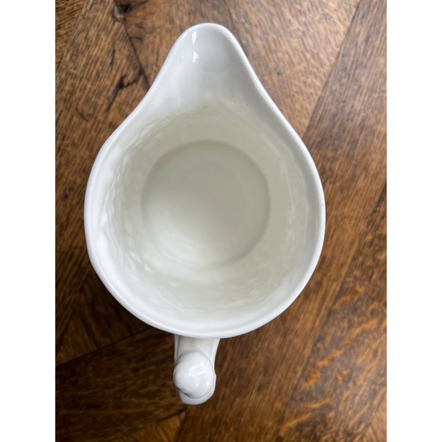 Early 20th Century Early 20th Century Minton Porcelain White Milk Pitcher For Sale - Image 5 of 7