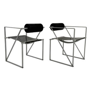 Pair of Seconda Armchairs by Mario Botta for Alias, 1980s For Sale