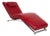 Jeremiah Lounger in Red Leather from Koinor For Sale