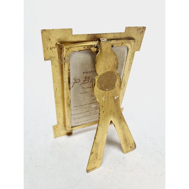 Metal Bronze Rococo Frame, France, 1890s For Sale - Image 7 of 12