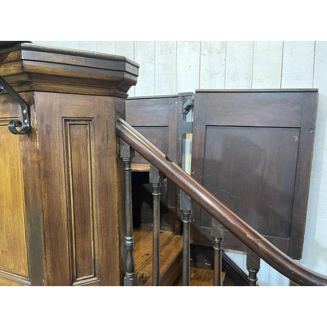 19th Century English Church Pulpit in Fir and Pitch Pine For Sale - Image 10 of 18