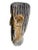 A rare early 20th century folk art beehive head called a Klotzbeuten — this piece would have had an entire body carved out...