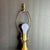 Metal Mid-20th Century Signed Dresden German Cut Crystal & Brass Hollywood Regency Table Lamp For Sale - Image 7 of 12