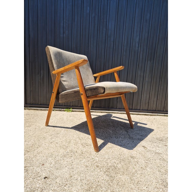 1960s Vintage Scandinavian Armchair, 1960s For Sale - Image 5 of 13
