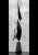 This vintage boho monumental abstract sculpture is made from steel and showcases a dynamic, flowing design with sleek...