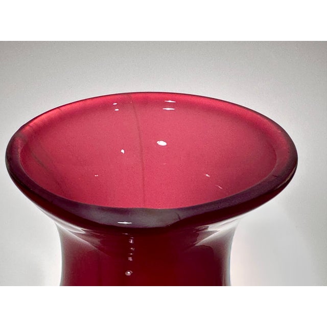 Lead Crystal Glass Art Vase from Schott Zwiesel, West Germany, 1960s For Sale - Image 6 of 18