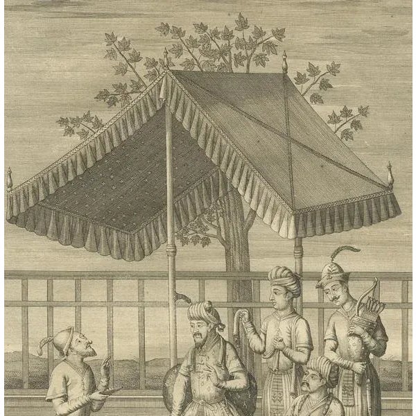 F. Valentijn, Mughal Empire Figures, 1726, Print For Sale - Image 3 of 5