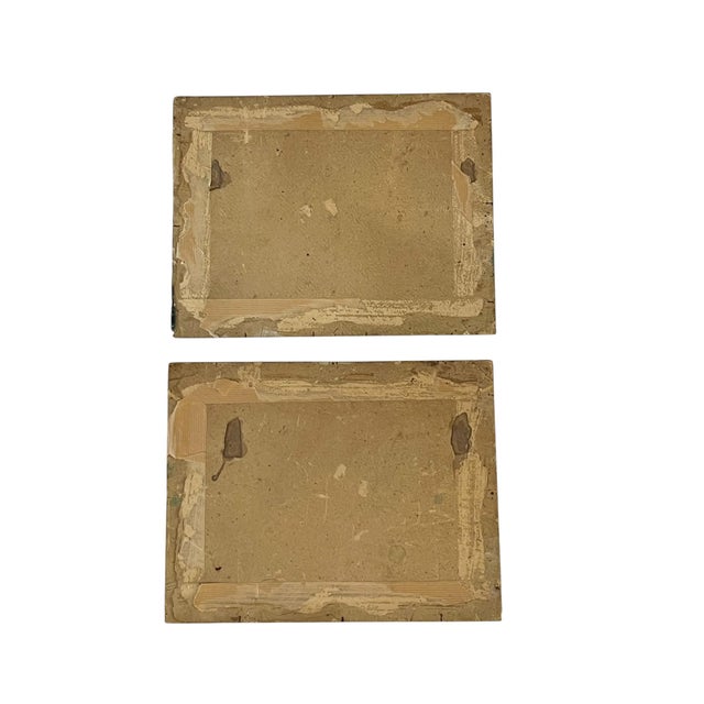 Pair German 19th Century Still Lives Fruit & Flower Baskets Oil on Board For Sale - Image 18 of 18