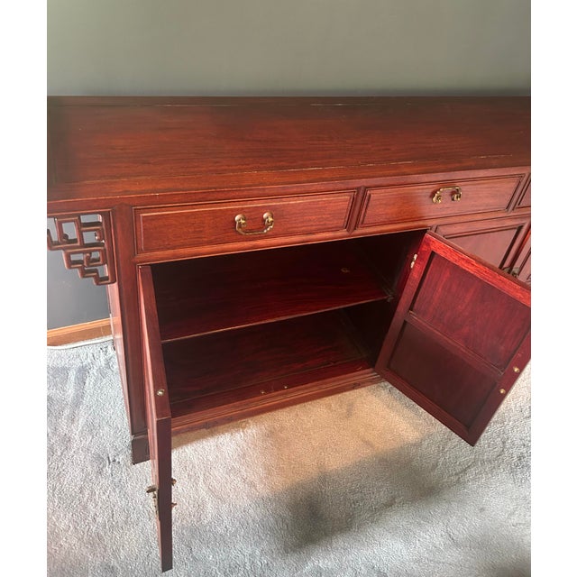 1970s Vintage Chinese Style Buffet For Sale - Image 5 of 7