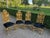 1900 Italian Rococo Gold Beech Black Velvet Dining Chairs - Set of 6 Pc For Sale - Image 11 of 18