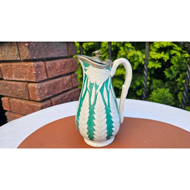 Pre-War Ceramic Beer Mug with Eagle-Head Handle For Sale - Image 5 of 10