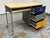 Metal Pottery Barn Industrial Locker Room Collection Desk For Sale - Image 7 of 12