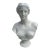 Hand-Carved Natural Marble Bust Sculpture – Bust of Venus De Milo For Sale