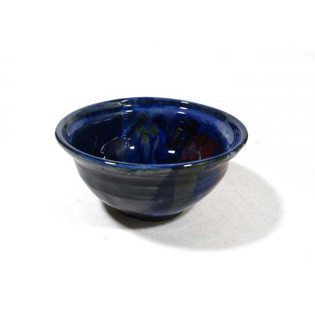 Charlie Pfitzer Contemporary Studio Art Pottery Glazed Bowl, Signed For Sale - Image 4 of 11