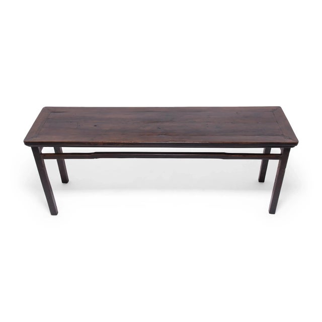 Early 20th Century Chinese Walnut Handscroll Table, c. 1900 For Sale - Image 5 of 7