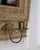 Gold 19th Century Swedish Neoclassical Painted Mirror With Sphinx Crest and Candle Sconce For Sale - Image 8 of 11