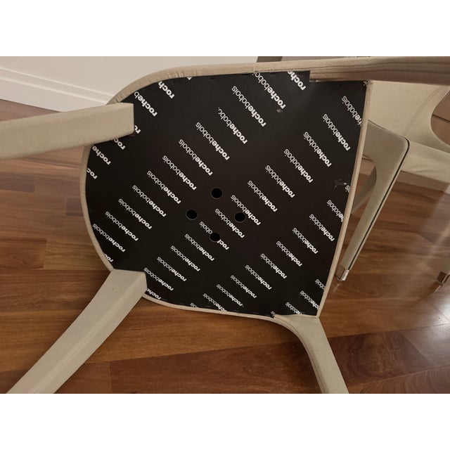 Textile Roche Bobois Steeple Dining Chairs For Sale - Image 7 of 8