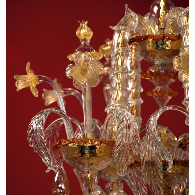 Contemporary Murano Chandelier by Atelier Iskra for Ribes For Sale - Image 3 of 8