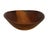 Wood Modern Hand-Turned Cherry Wood Bowl Signed by O. Lufton For Sale - Image 7 of 15