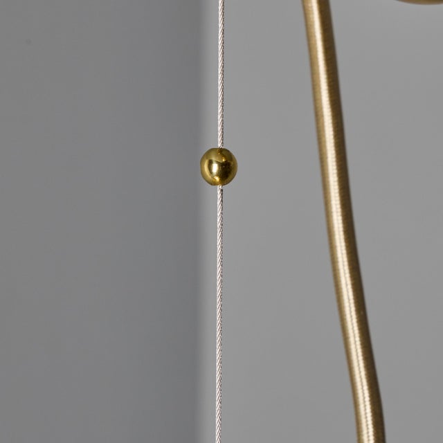 Metal Paavo Tynell 'A1965' Counterweight Pendant Lamp in Brass for Gubi For Sale - Image 7 of 15