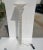 Post-Modern Frosted Lucite Floor Lamp For Sale - Image 4 of 12