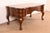 Late 19th Century Antique Dutch Louis XV Mahogany Inlaid Marquetry Executive Desk, Circa Late 19th Century For Sale - Image 5 of 14
