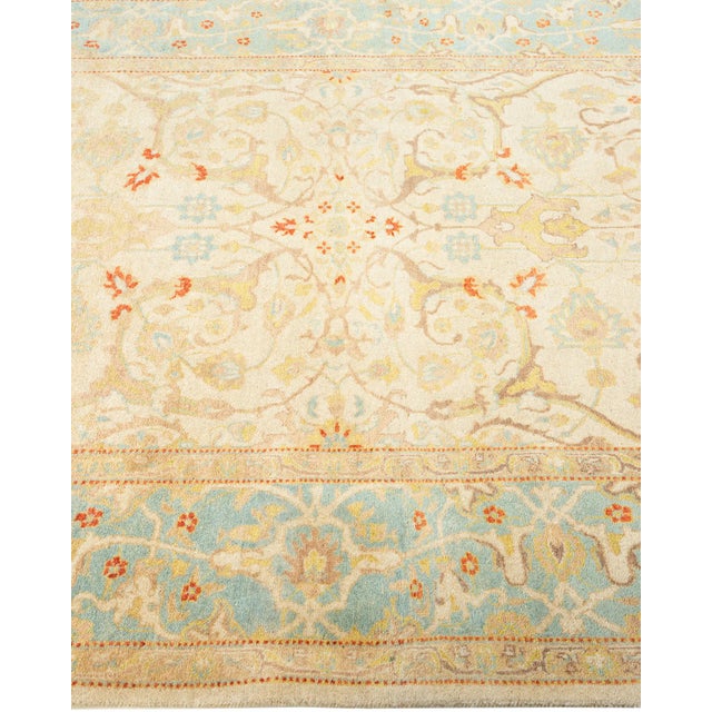 Solo Rugs Mogul, One-of-a-Kind Hand-Knotted Area Rug - Ivory, 4' 3" x 6' 5" For Sale - Image 4 of 8