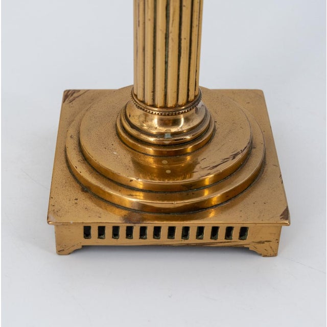 Metal Antique Swedish Brass Candlesticks Skultuna Bruk No. 23, 1890s, Set of 2 For Sale - Image 7 of 14