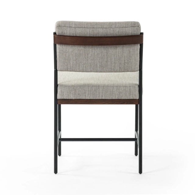 Gray Four Hands Benton Dining Chair - Savile Flannel For Sale - Image 8 of 12