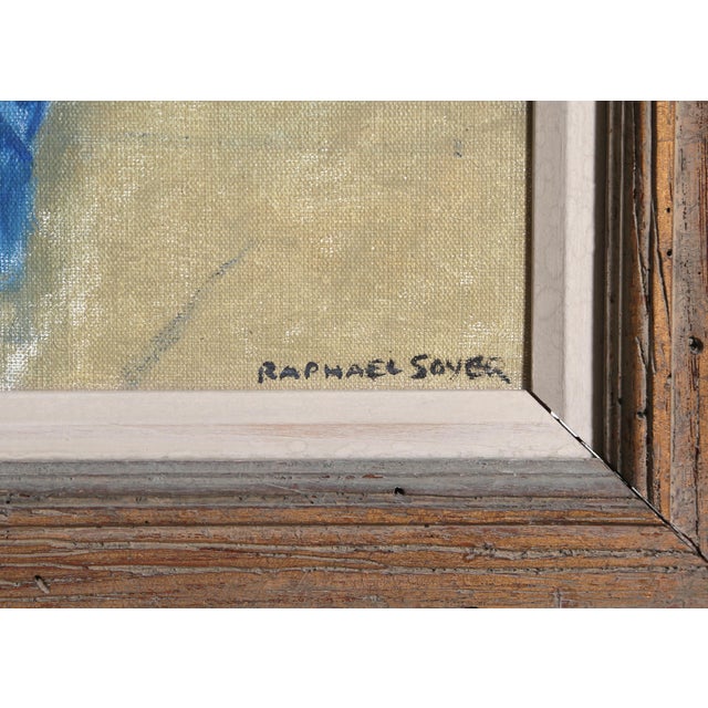 Raphael Soyer, Woman on Street, Oil Painting For Sale - Image 4 of 6