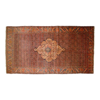 Antique Persian Malayer Wool Rug - 6'10" X 13'2" For Sale