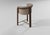 Contemporary Agnes Bar Stool in Walnut and Teal Wool Fabric by Javier Gomez For Sale - Image 3 of 6