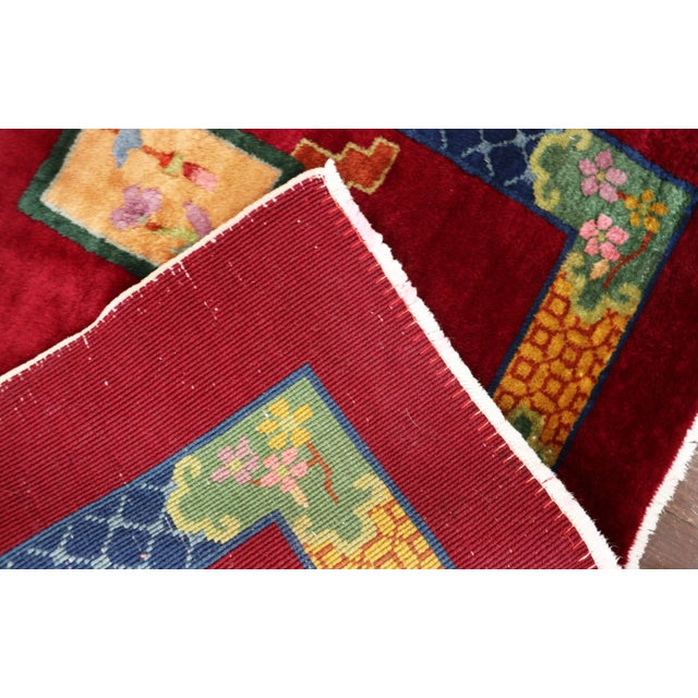 Antique Art Deco Rug, 3' X 5; For Sale - Image 4 of 11