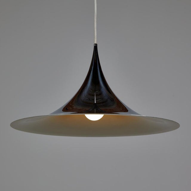 ‘Semi Mini’ hanging light from the 1960s, designed by Claus Bonderup & Torsten Thorup and produced by Lyfa. A few surface...