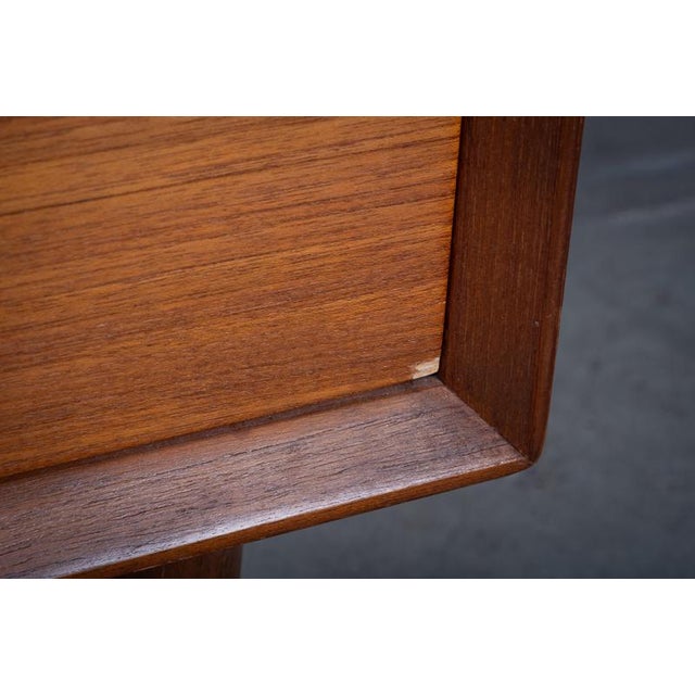 Wood Teak 7-Drawer Chest attributed to Ejvind A. Johansson, 1960s For Sale - Image 7 of 14