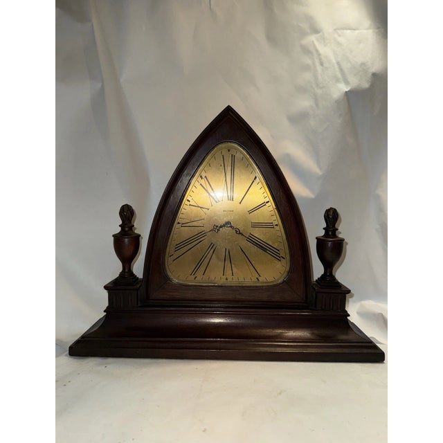 Antique Waltham Edwardian Desk or Mantel Clock For Sale - Image 9 of 11