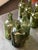 Bubbled Glass Water Bottles, France, 1925, Set of 17 For Sale - Image 10 of 14