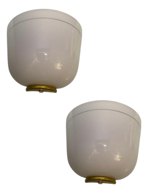 Murano Glass Sconces from De Majo, 1970s, Set of 2