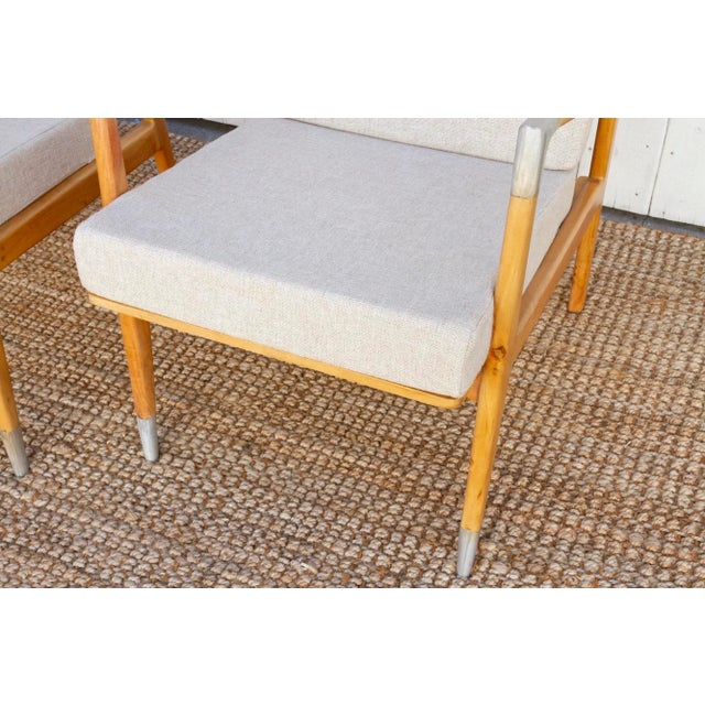 Pair of Mid-Century Style Club Chairs For Sale - Image 10 of 12