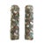 Glass Mid-Century Modern Murano Glass Sconces with Floral Motifs from Seguso, 1970s, Set of 2 For Sale - Image 7 of 7